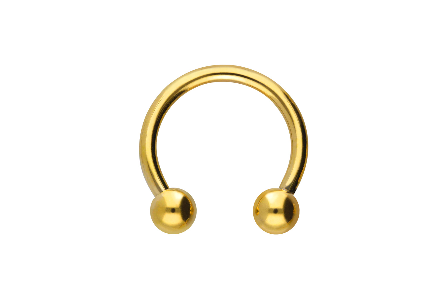 Titan Hufeisenring Piercing mit Innengewinde